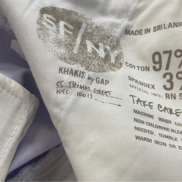 GAP Light Purple Broken in Straight Leg Khakis 6 - Picture 7 of 7